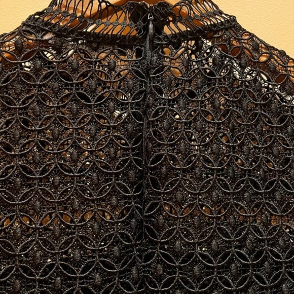 Zara   * GUIPURE LACE MOCK NECKTOP blouse - Picture 14 of 14